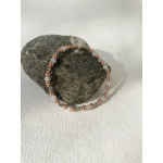 Armbandje grijs met goud