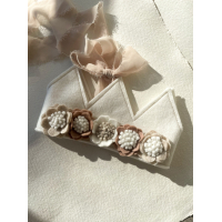 Verjaardagskroon roze/beige