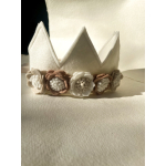 Verjaardagskroon roze/beige